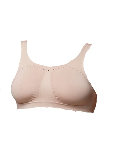 Brassiere da donna microfibra senza cucitura comfort size bianco nero skin varie taglie (Skin, XL) - Home Shopping Italia 