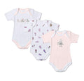 liabel 3 Body Neonato/a Mezza Manica Puro Cotone Felpato Art. 02828/T402 (12 Mesi, Rosa) - Home Shopping Italia 