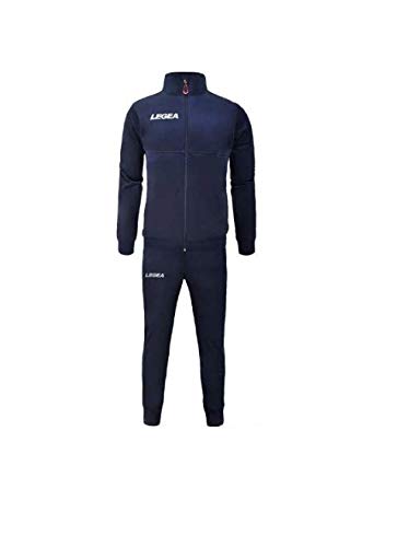 LEGEA TUTA CUBA RELAX TEMPO LIBERO CALCIO CALCETTO PASSEGGIO RAPPRESENTANZA (XL, BLU-BLU) - Home Shopping Italia 