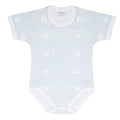 Ellepi (2pz) Body in Cotone Leggero Manica Corta Baby (Fantasia variabile) (6 Mesi, Azzurro) - Home Shopping Italia 