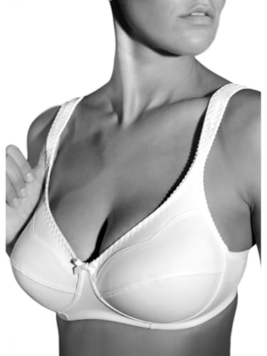 Leo Corsetteria Reggiseno Classico No Pizzi Senza Ferretto Spalline Larghe Foderato Cotone.972 Tg.5 Coppa B Bianco - Home Shopping Italia 