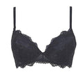 LORMAR Reggiseno Balconcino Prestige in Pizzo con Coppe B Push up Invisibili in Gel e Spalline Staccabili. Disponibile nei Colori Bianco, Nero e Noisette - Home Shopping Italia 