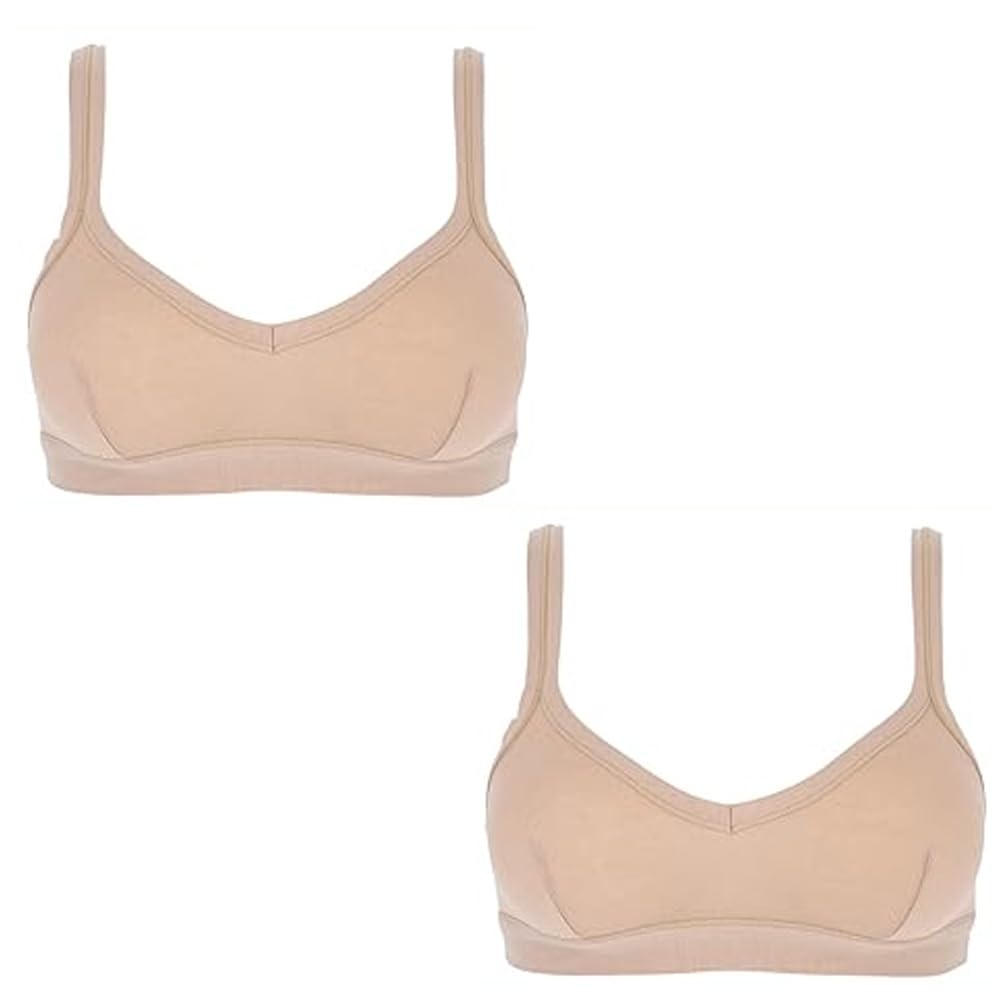 Cotonella, Brassiere in Morbido Cotone Bielastico - Comoda Brassiere dai Bordi Extracomfort - Art. GD065 - Home Shopping Italia 