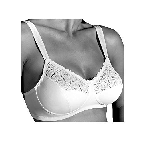 GIOS Reggiseno cotone e lycra ricamato art. 973-4, Nero - Home Shopping Italia 