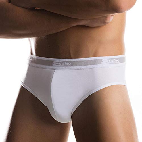 Cotonella, 6 Paia di Slip in Cotone bielastico con Elastico Esterno. Taglia 6 Colore Nero - Home Shopping Italia 