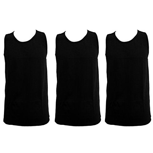 Enrico Coveri 3 Canotte Uomo Spalla Larga in Cotone Pettinato Art. ET1102 (Nero, 7/XXL) - Home Shopping Italia 