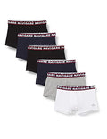 Navigare 322 (Pacco Da 6), Boxer Uomo, Multicolore (Bianco/Nero/Antracite/Navi), S confezione da 6 - Home Shopping Italia 