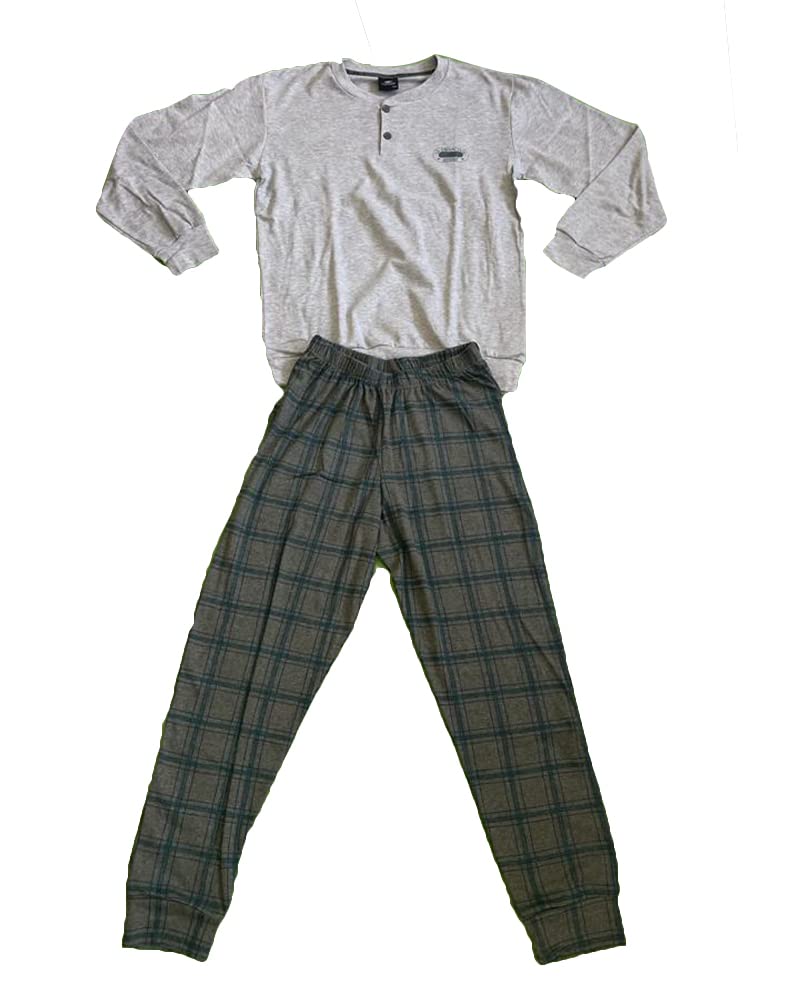 Pigiama Uomo Due Pezzi Manica Lungo Invernale - Il Granchio - Home Shopping Italia 