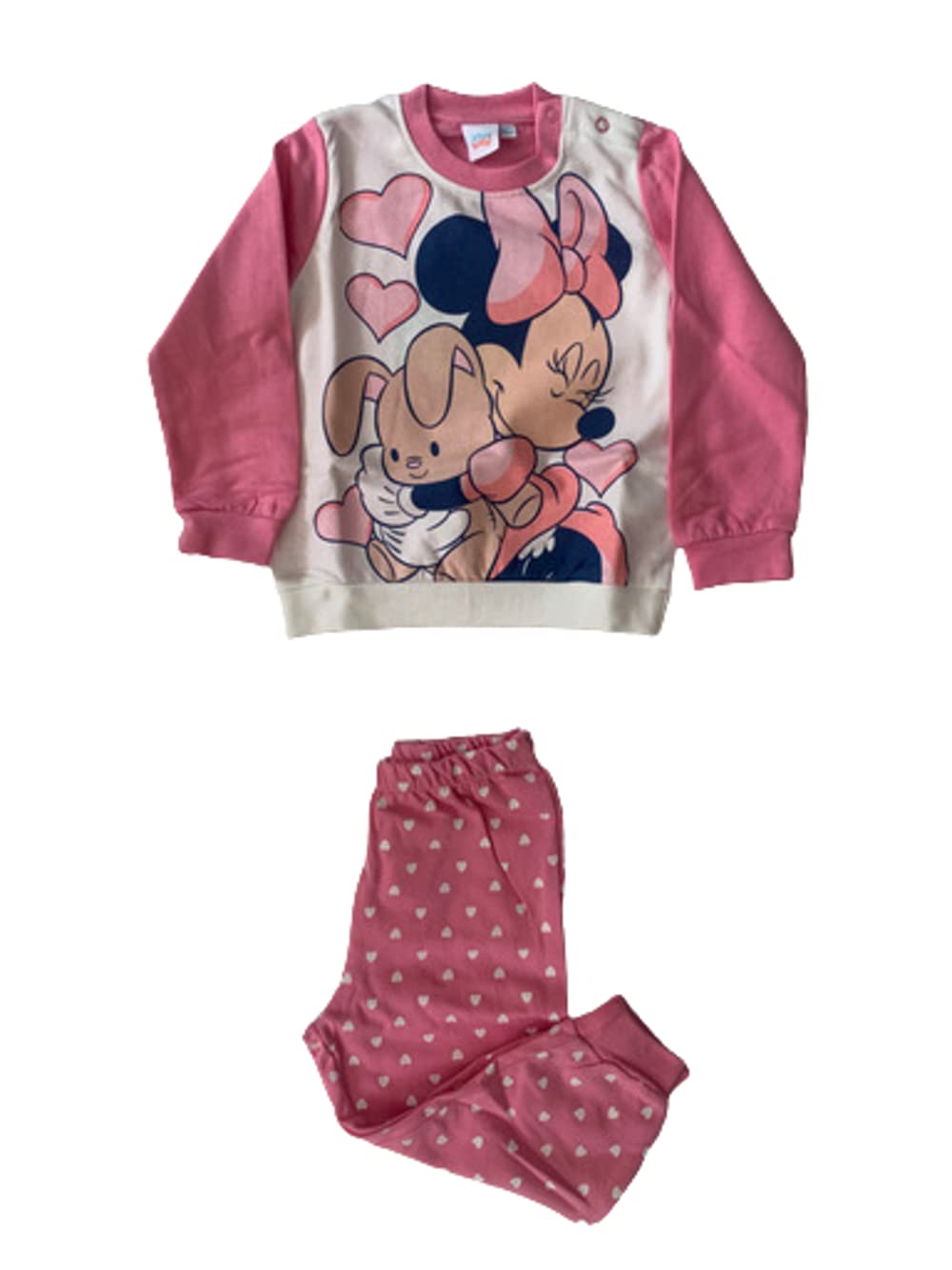 Sabor Pigiama da neonata Lungo in Cotone Felpato con Personaggi Varie Taglie e Colori - Topolina - Home Shopping Italia 