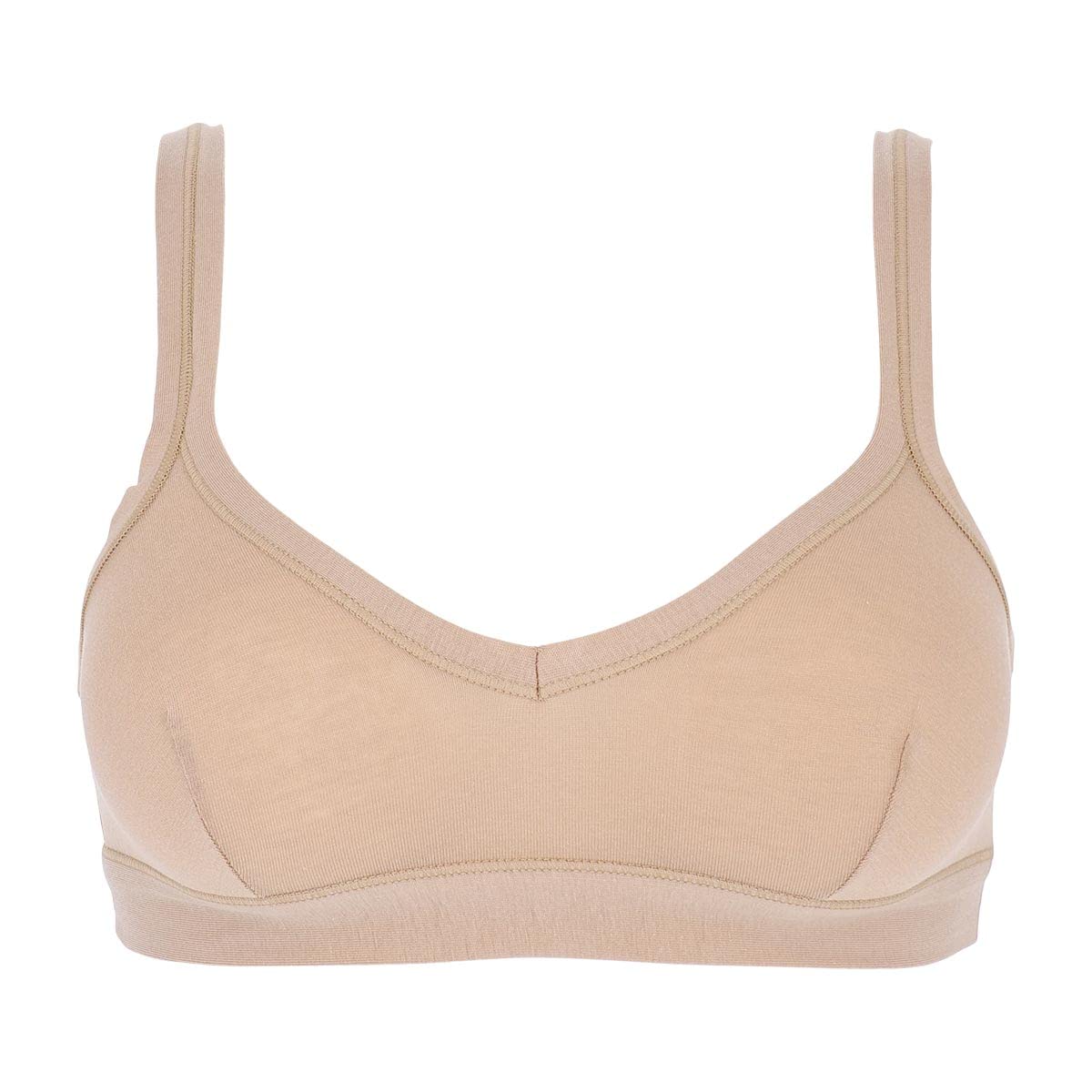 Cotonella, Brassiere in Morbido Cotone Bielastico - Comoda Brassiere dai Bordi Extracomfort - Art. GD065 - Home Shopping Italia 